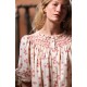 Cleopatra Blouse Painted Petals with Blush Hand Smocking Edition 38