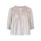 Cleopatra Blouse Pastel Rainbow with Lucky Charm Hand Smocking Edition 41
