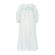 Nightingale Women's Dress Forget Me Not Plumetti with Delphinium Hand Smocking
