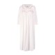 Nightingale Women's Dress Powder Puff Plumetti with Marshmallow Hand Smocking