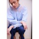 Scholl Blouse Oxford Stripe with Orange Blossom Hand Smocking Edition 62 Scholl Blouse Oxford Stripe with Orange Blossom Hand Smocking Edition 62