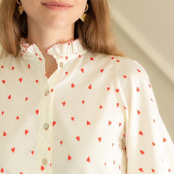 Shelley Blouse Loveheart Cotton Lawn with My Funny Valentine Hand Smocking Edition 22 Shelley Blouse Loveheart Cotton Lawn with My Funny Valentine Hand Smocking Edition 22